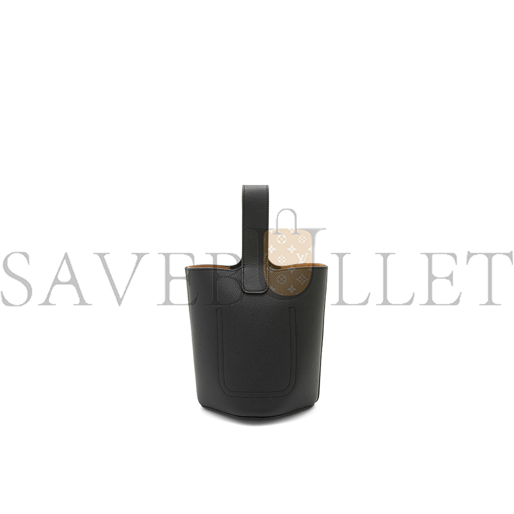 l*ew* mini pebble bucket bag in soft grained calfskin aanbbbmx02 (19.5*16*16cm)